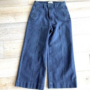 Paige Harper Pintuck Ankle Jeans